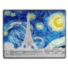 A Starry Night in Paris 1 oz 999 Fine Silver Coin – Chad 2023 – 5000 Francs CFA