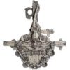 Crucifixion of St Peter - 12 Apostles Series 2oz Antiqued Silver - Cameroon 2025